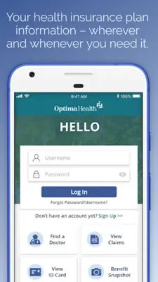 Optima Health android App screenshot 5